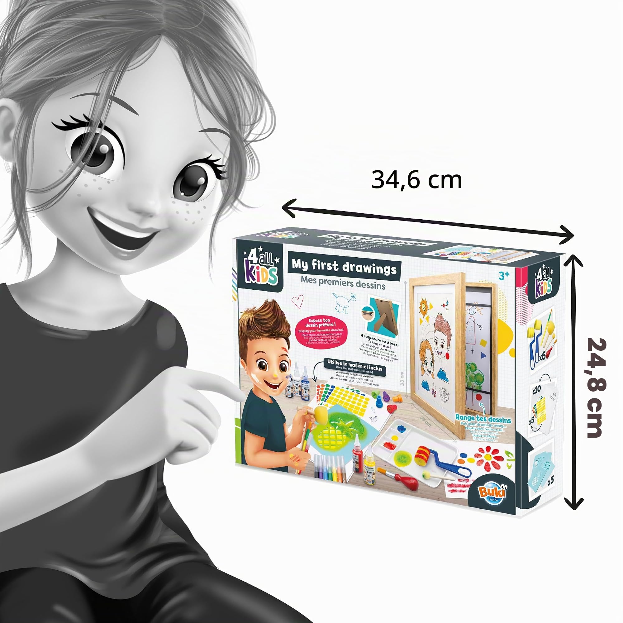 buki-cr-atif-mes-premiers-dessins-kit-dessin-enfant-avec-cadre image 2