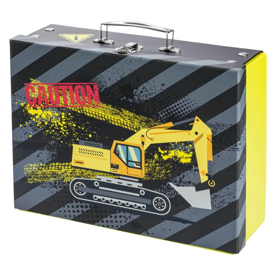 baagl-digger-mallette-scolaire-pliable-papier image 1