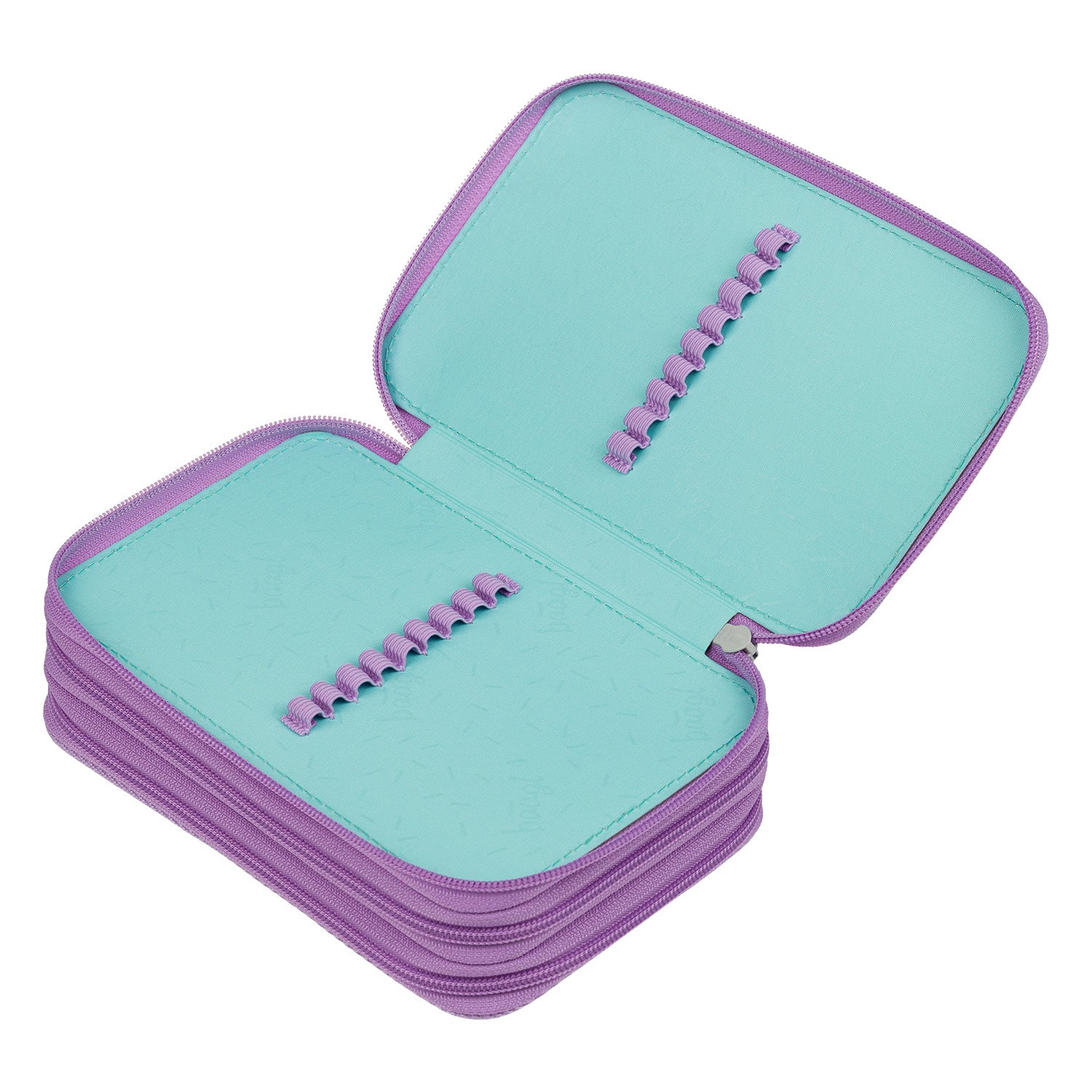 baagl-lavender-trousse-3-compartiments-vide-violette image 5