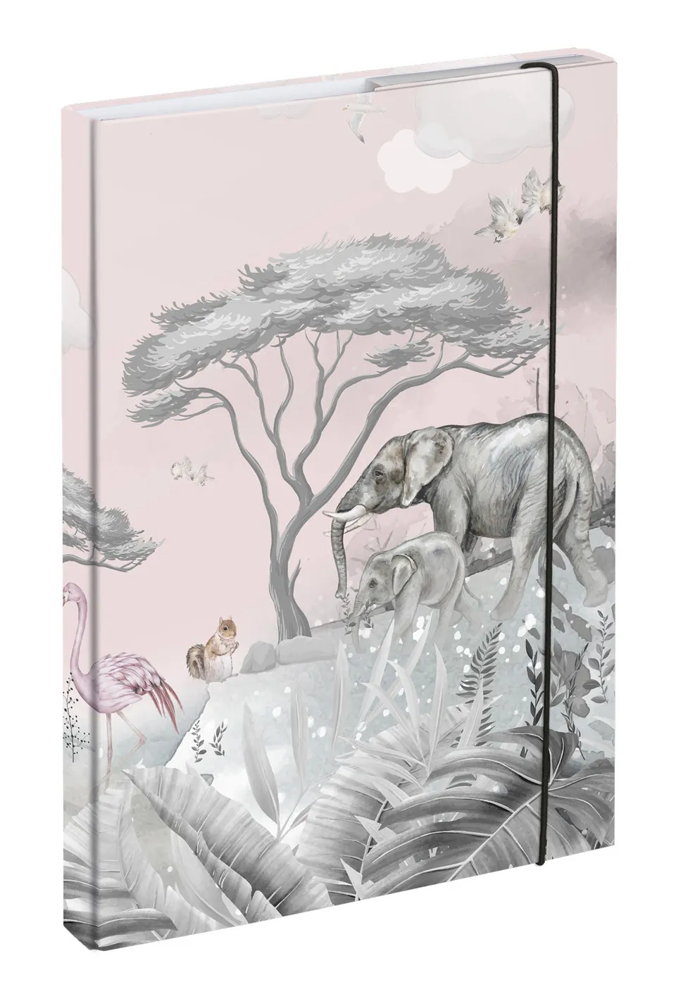 baagl-safari-chemise-a4-lastique-animaux image 1