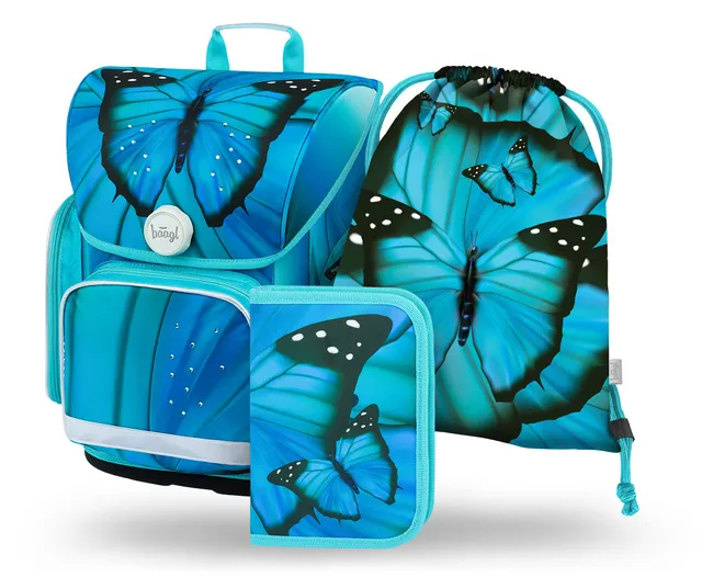 baagl-ergo-butterfly-set-cartable-papillon-3-pcs image 1