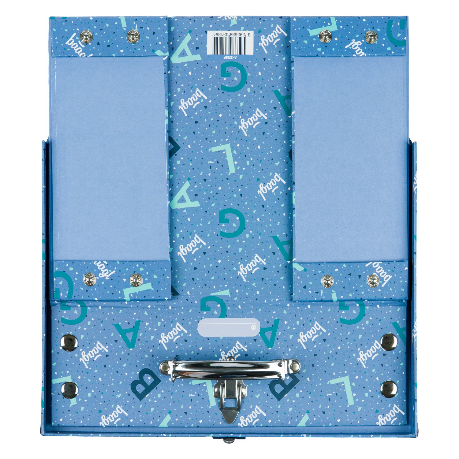 baagl-mallette-pliable-logo-bleu-fournitures image 4