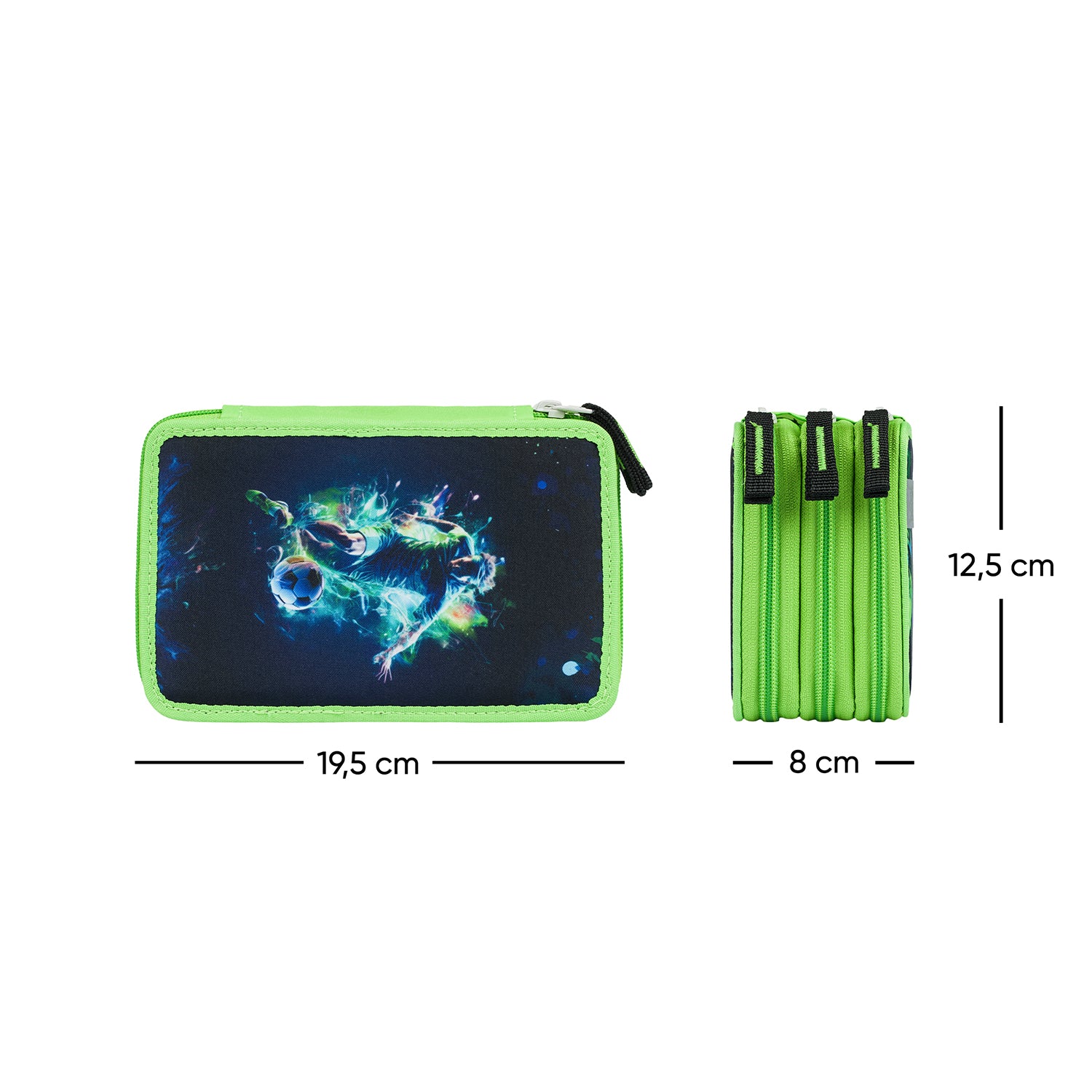 baagl-football-player-trousse-3-compartiments-foot-vide image 6