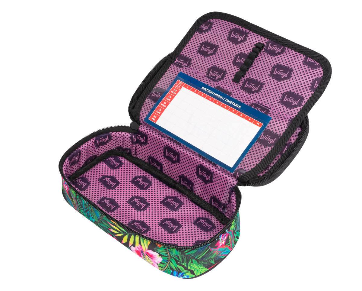 baagl-school-pencil-pouches-tropical-trousse-scolaire-rigide image 2