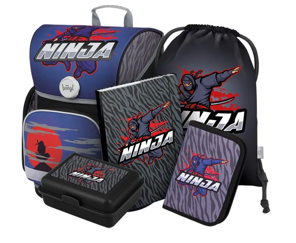 baagl-ergo-ninja-ii-set-cartable-gar-on-19l-ergonomique image 1