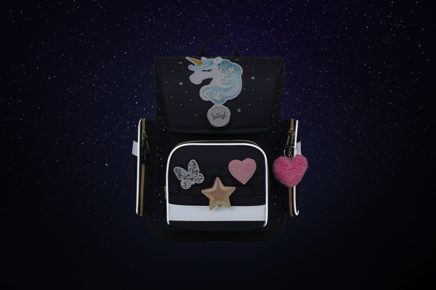baagl-school-sets-ergo-unicorn-gold-ii-cartable image 7