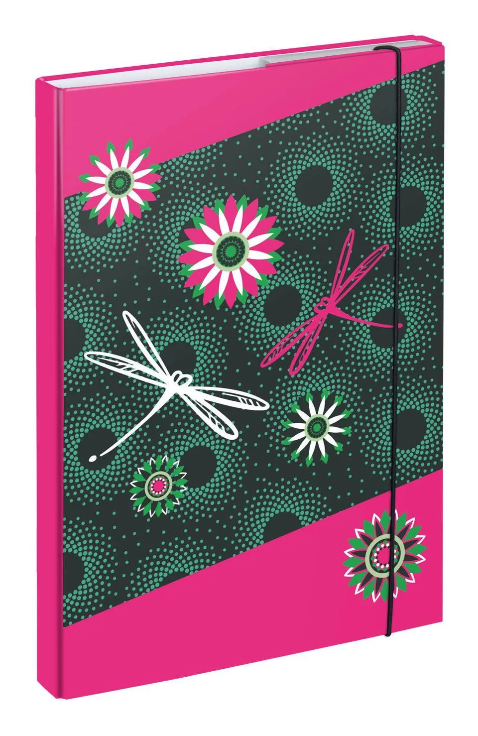 baagl-flowers-chemise-lastiques-a4-fleurs image 1