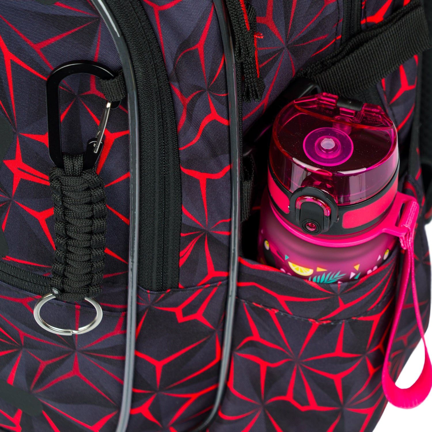 baagl-core-sac-dos-scolaire-red-polygon-25-l image 6