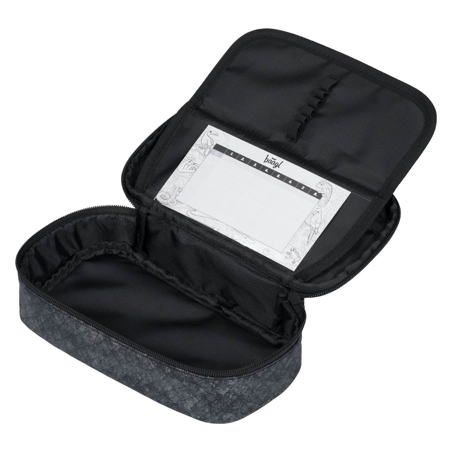 baagl-ash-trousse-scolaire-rigide-grise-vide image 2