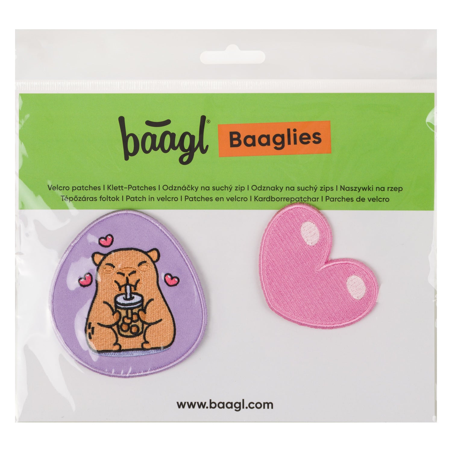 baagl-baaglies-patch-capybara-velcro-x2 image 4