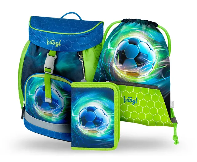 baagl-school-sets-set-cartable-airy-football-ball-3-pi-ces image 1