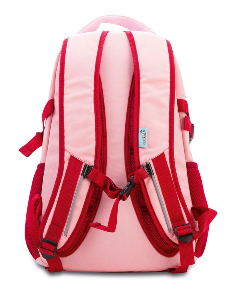 baagl-supergirl-stay-calm-sac-dos-scolaire-poncho-fille image 3