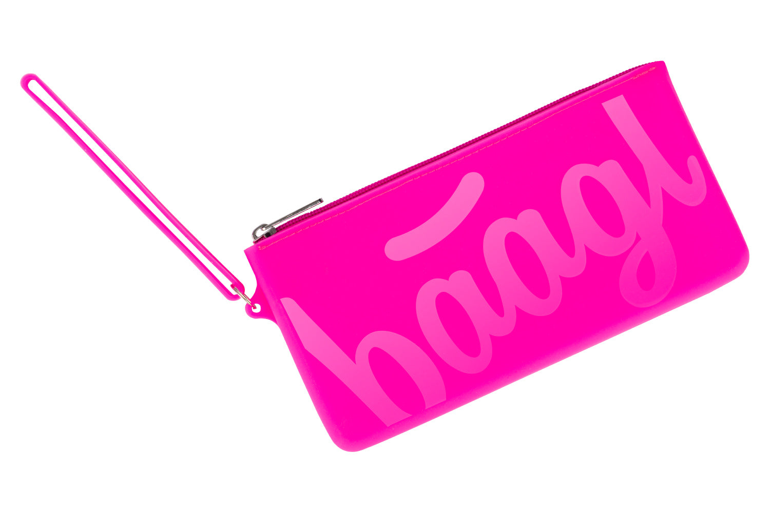 baagl-neon-pink-trousse-silicone-rose-multifonction image 1