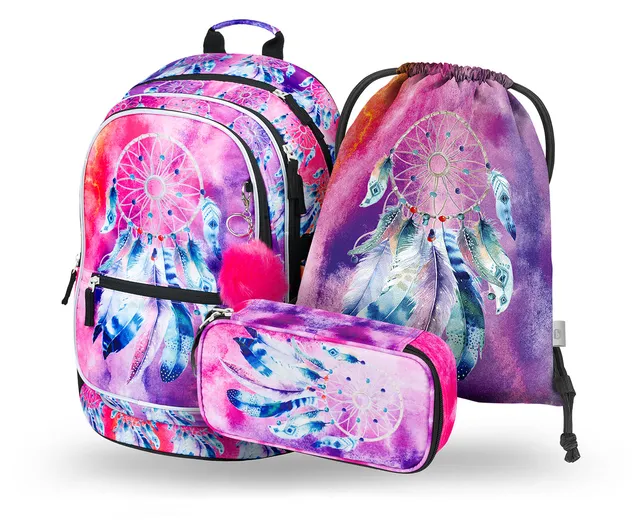 baagl-school-sets-ensemble-core-dream-catcher-3-pi-ces-fille image 1