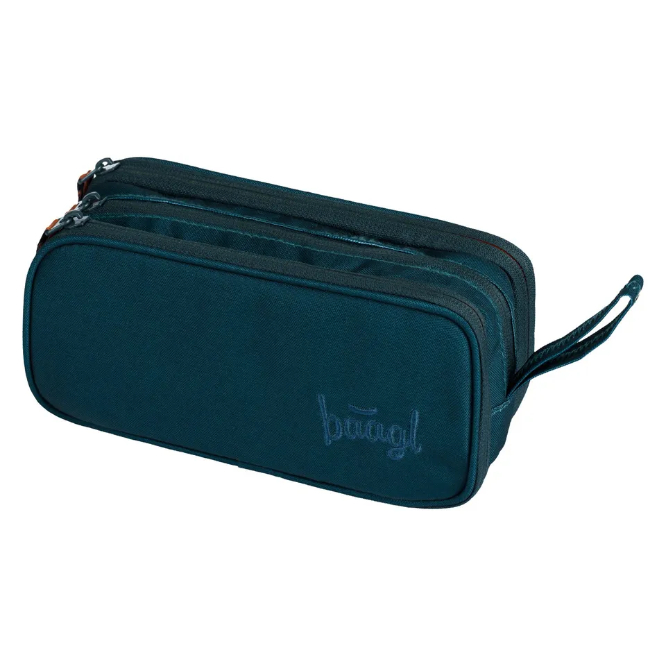 baagl-petrol-trousse-3-compartiments-tudiante-bleue image 1