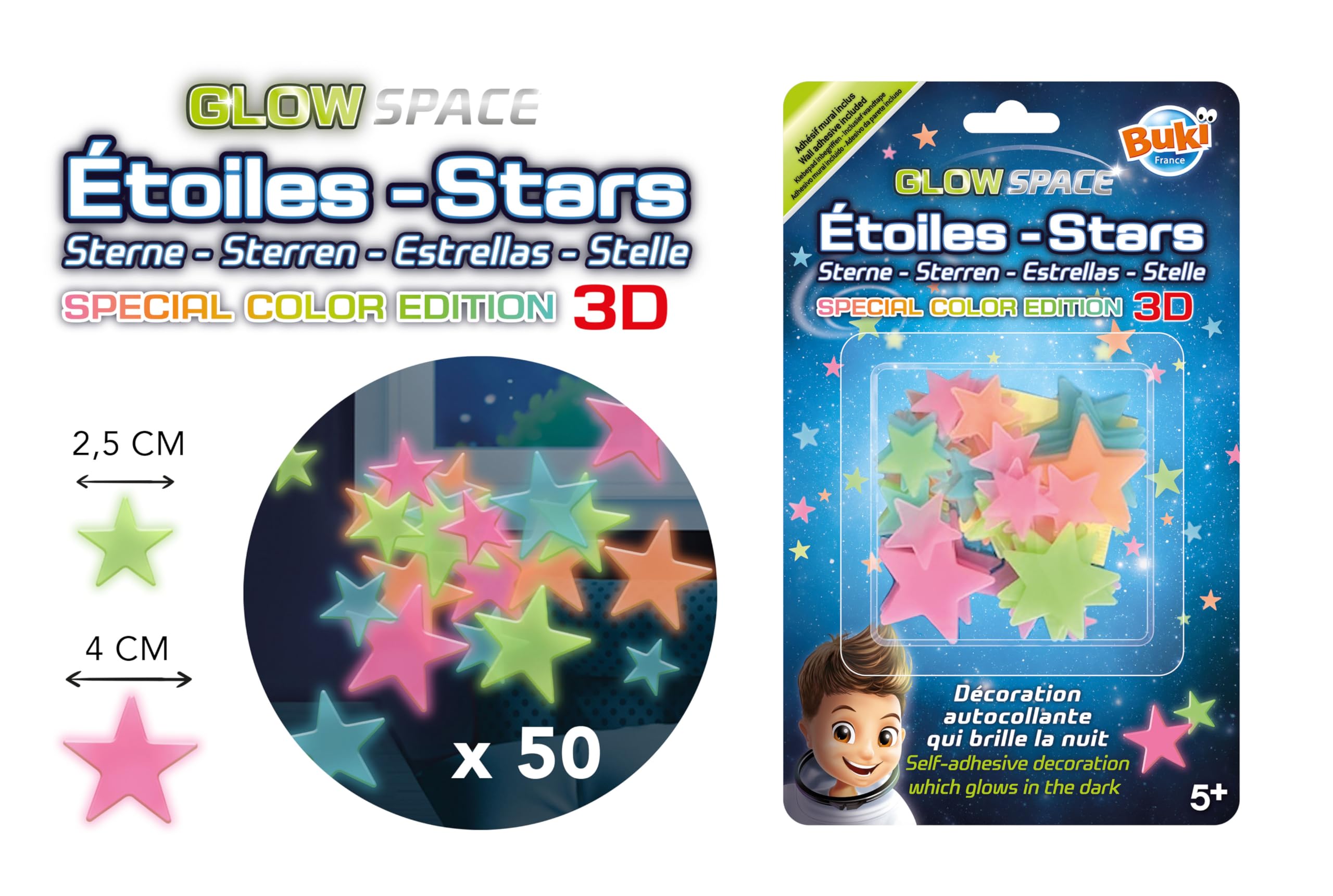 buki-50-toiles-phosphorescentes-d-co-chambre-multicolores-d-s-5-ans image 2