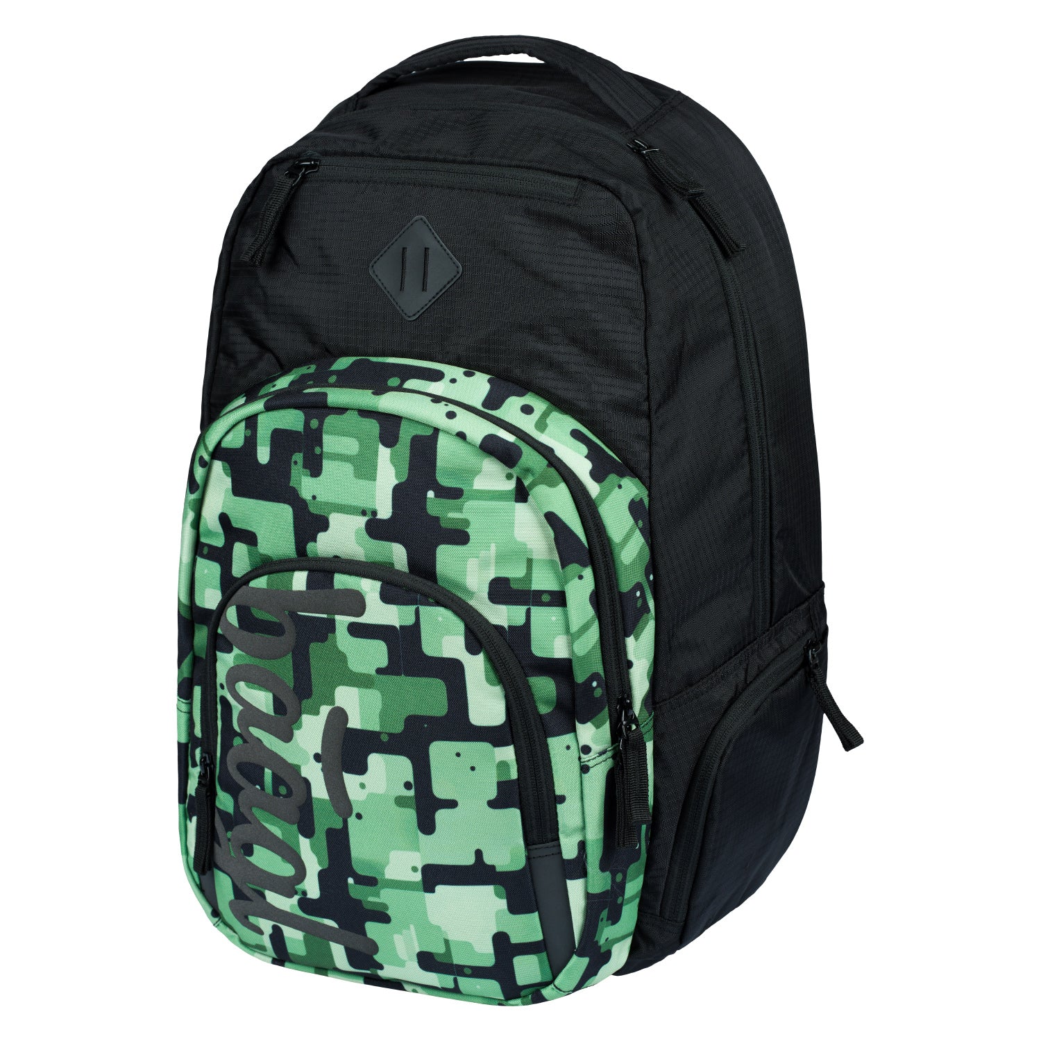 baagl-coolmate-green-sac-dos-scolaire-35-l-vert-pc-17-pouces image 2