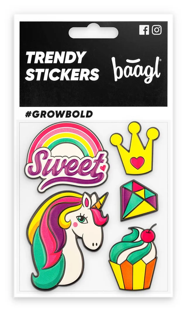 baagl-rainbow-stickers-3d-r-utilisables-arc-en-ciel image 1