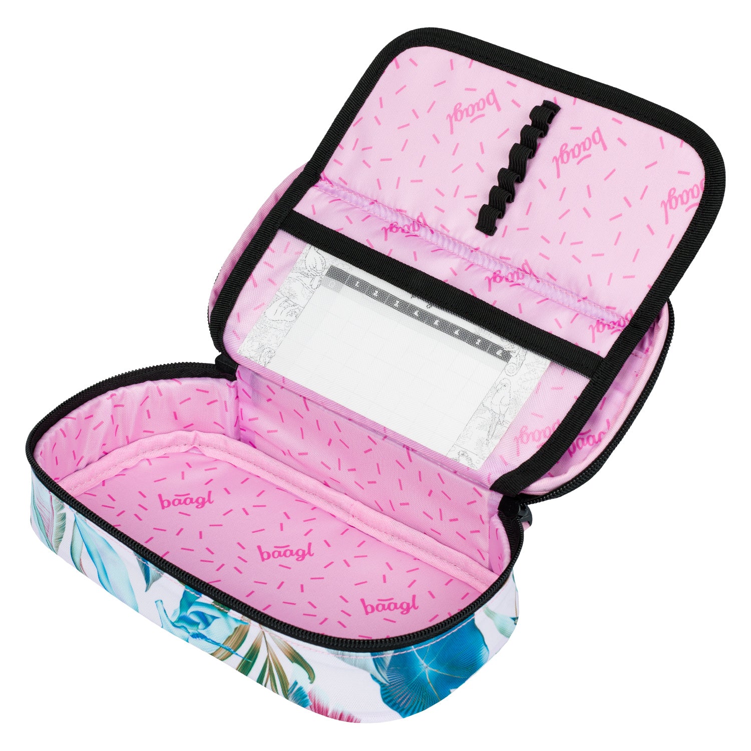 baagl-leafs-trousse-scolaire-leafs-motif-feuilles image 2
