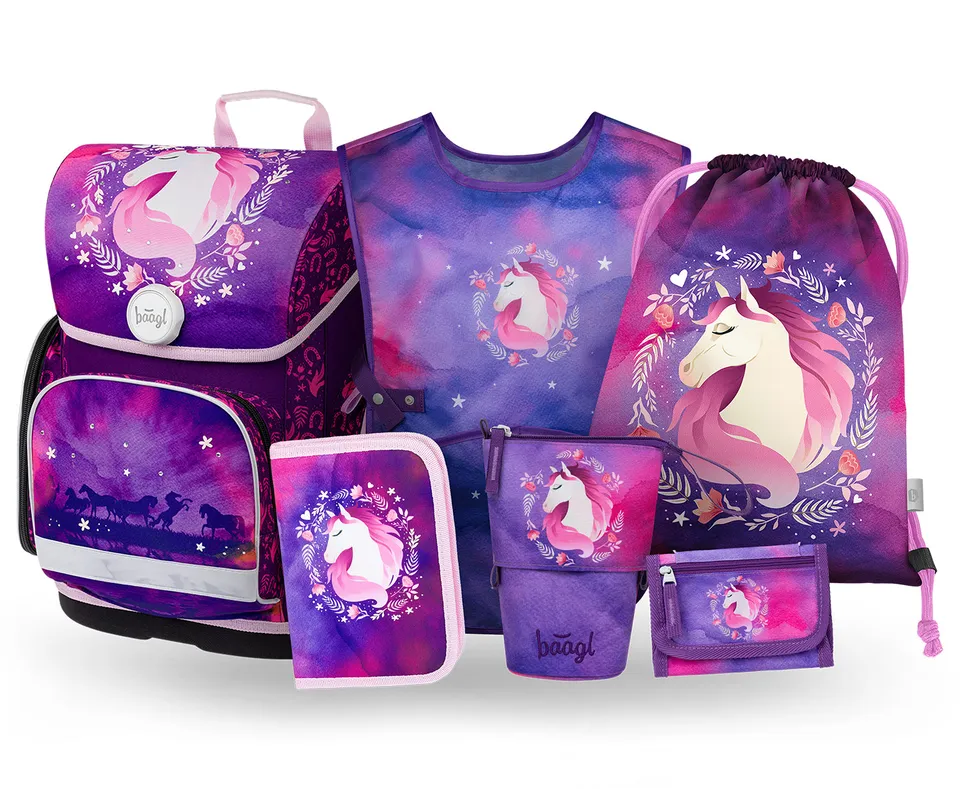 baagl-ergo-horse-iv-set-scolaire-cartable-cheval image 1