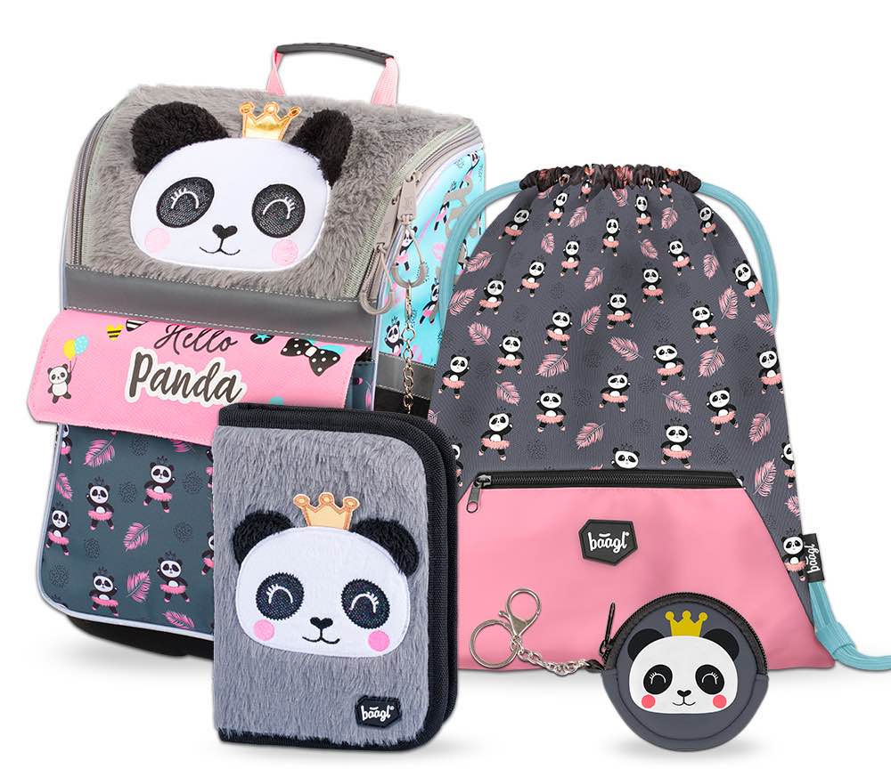 baagl-zippy-panda-iii-set-scolaire-panda-3-pi-ces image 1
