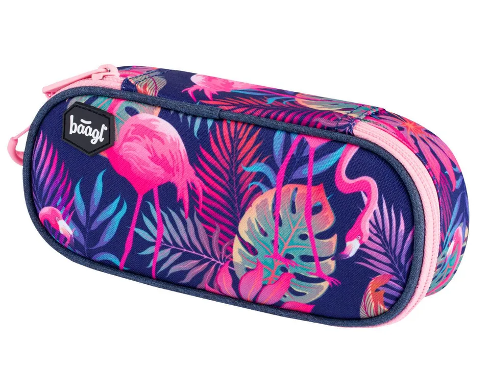 baagl-flamingo-trousse-compacte-fille-vide-rose image 1