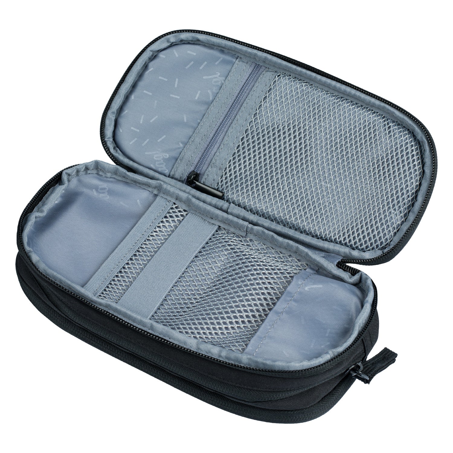 baagl-black-trousse-tudiant-noire-3-compartiments image 3