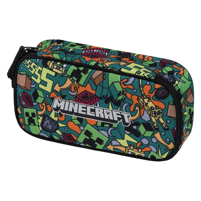 baagl-school-pencil-pouches-minecraft-chaos-trousse-recycl-e image 1