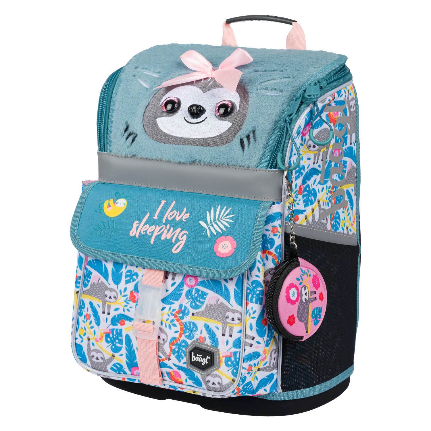 baagl-zippy-sloth-ensemble-scolaire-3-pi-ces-fille image 3