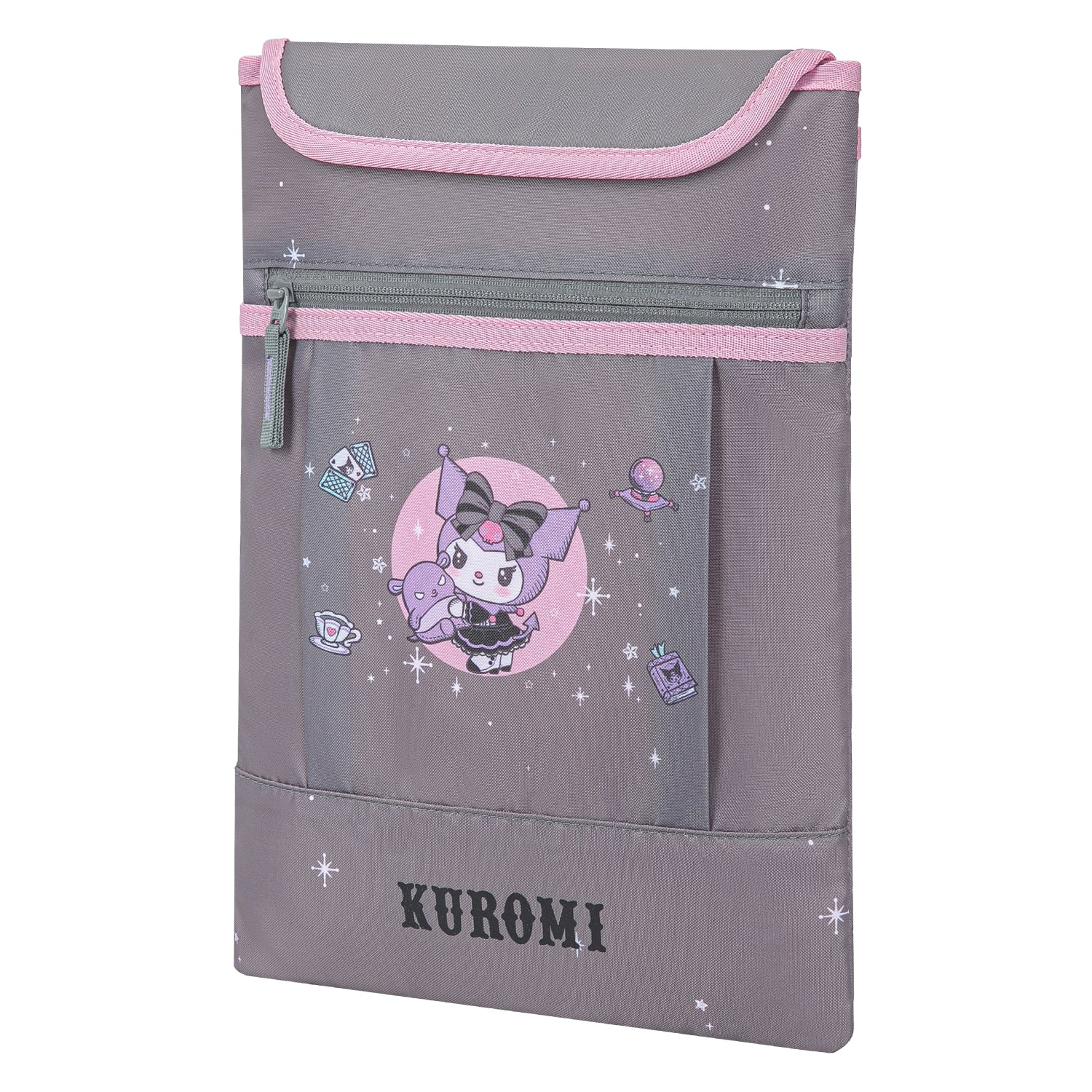 baagl-laptop-kuromi-grey-housse-ordinateur-15-pouces-grise image 1