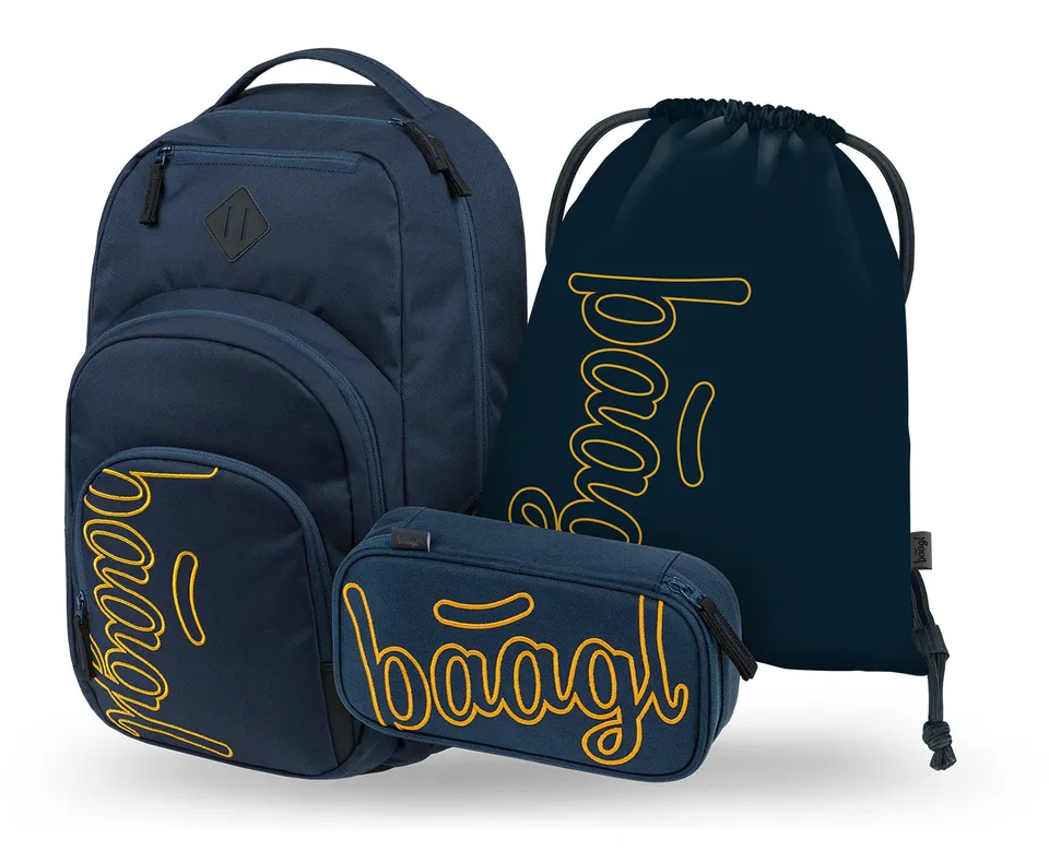 baagl-school-sets-coolmate-lux-cartable-3-pi-ces image 1