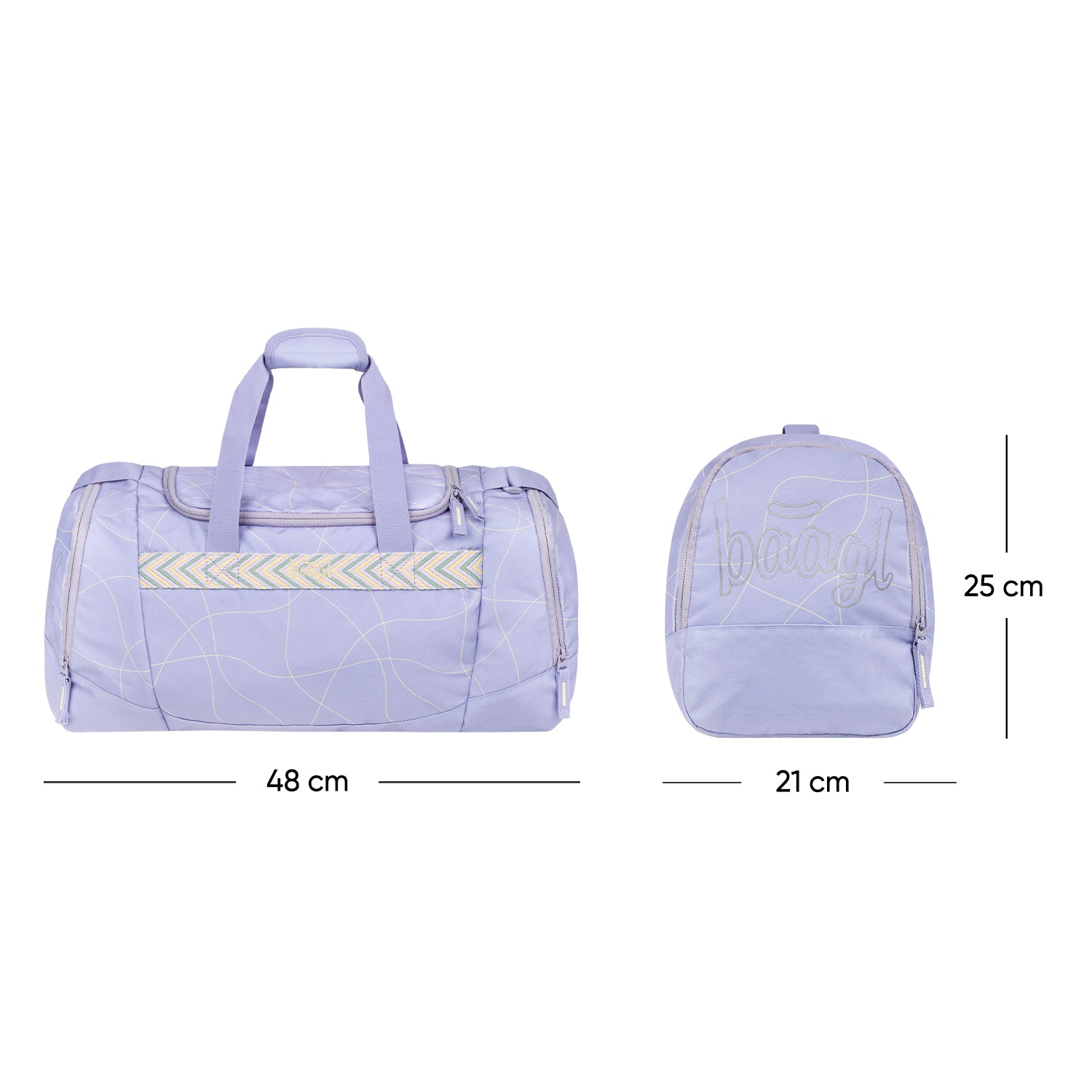 baagl-duffle-sac-de-sport-mishmash-25-l-poche-chaussures image 7