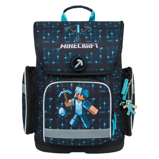baagl-ergo-minecraft-blue-axe-cartable-gar-on-19-l-ergonomique image 1