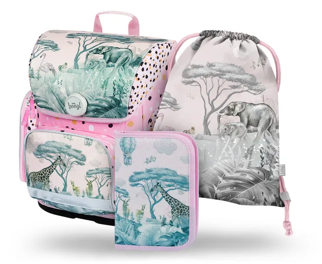 baagl-ergo-safari-set-scolaire-19-l-3-pi-ces image 1