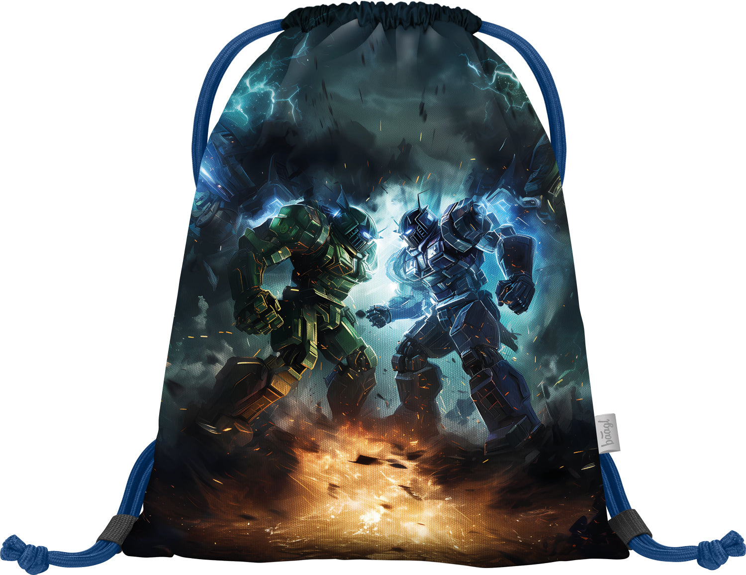baagl-robots-sac-gym-enfant-lavable-avec-mousqueton image 1