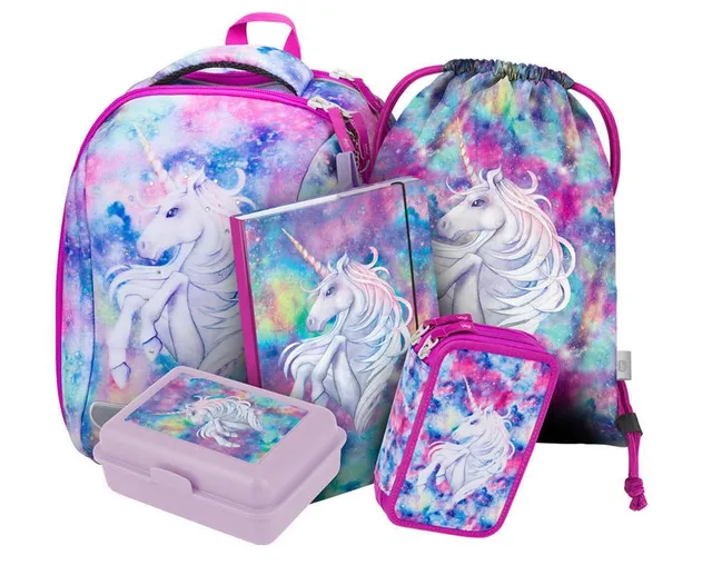 baagl-shelly-unicorn-ii-cartable-set-fille-3-pi-ces image 1