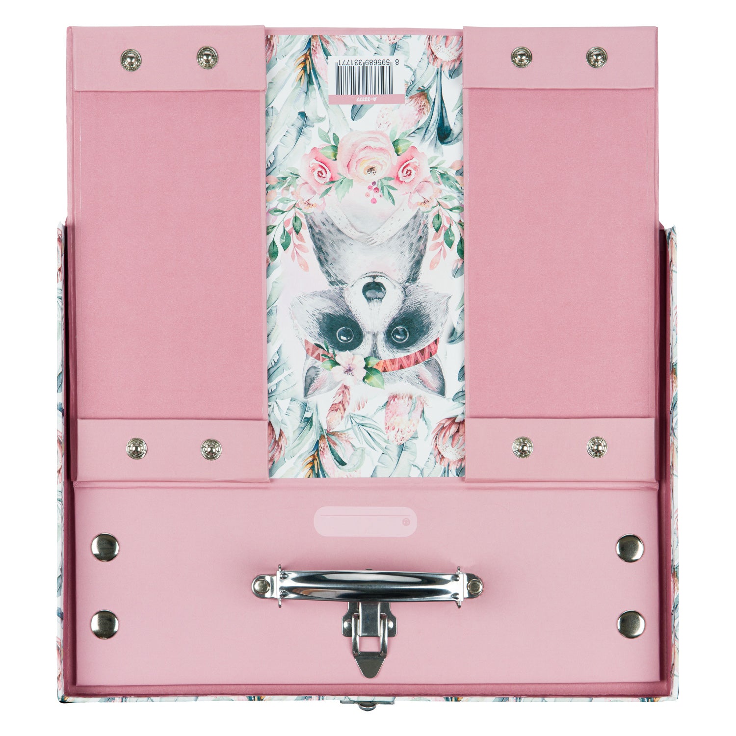 baagl-raccoon-mallette-scolaire-pliable-enfant-raton-laveur image 4
