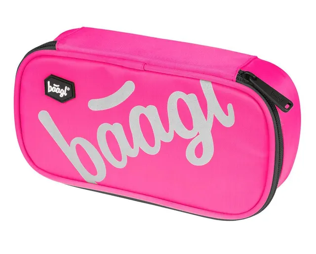 baagl-skate-pink-trousse-scolaire-rose-vide image 1