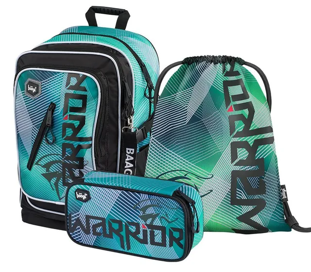 baagl-cubic-warrior-cartable-gar-on-3-pi-ces-29-l image 1