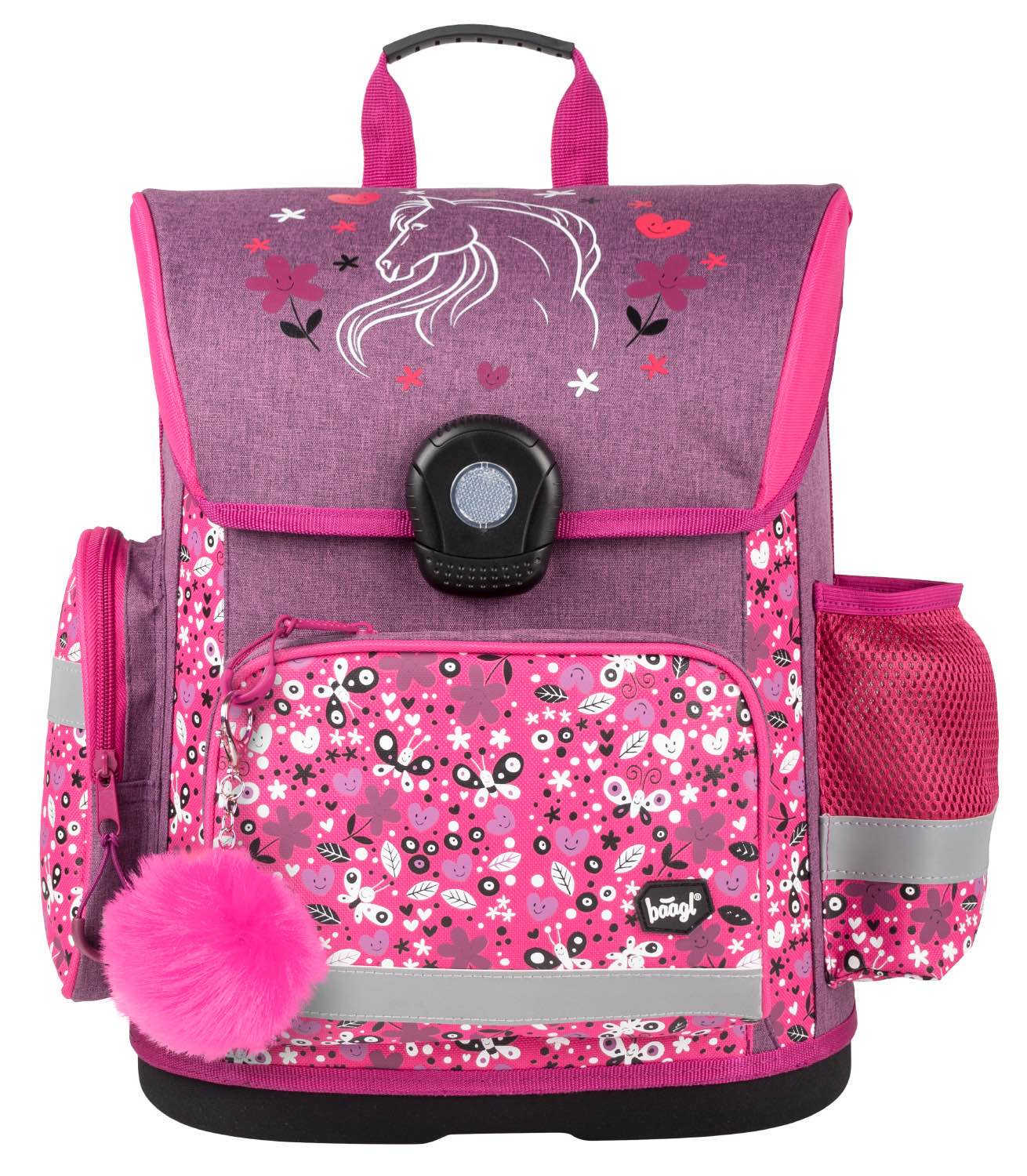 baagl-horses-ensemble-scolaire-cartable-cheval-3-pi-ces image 2