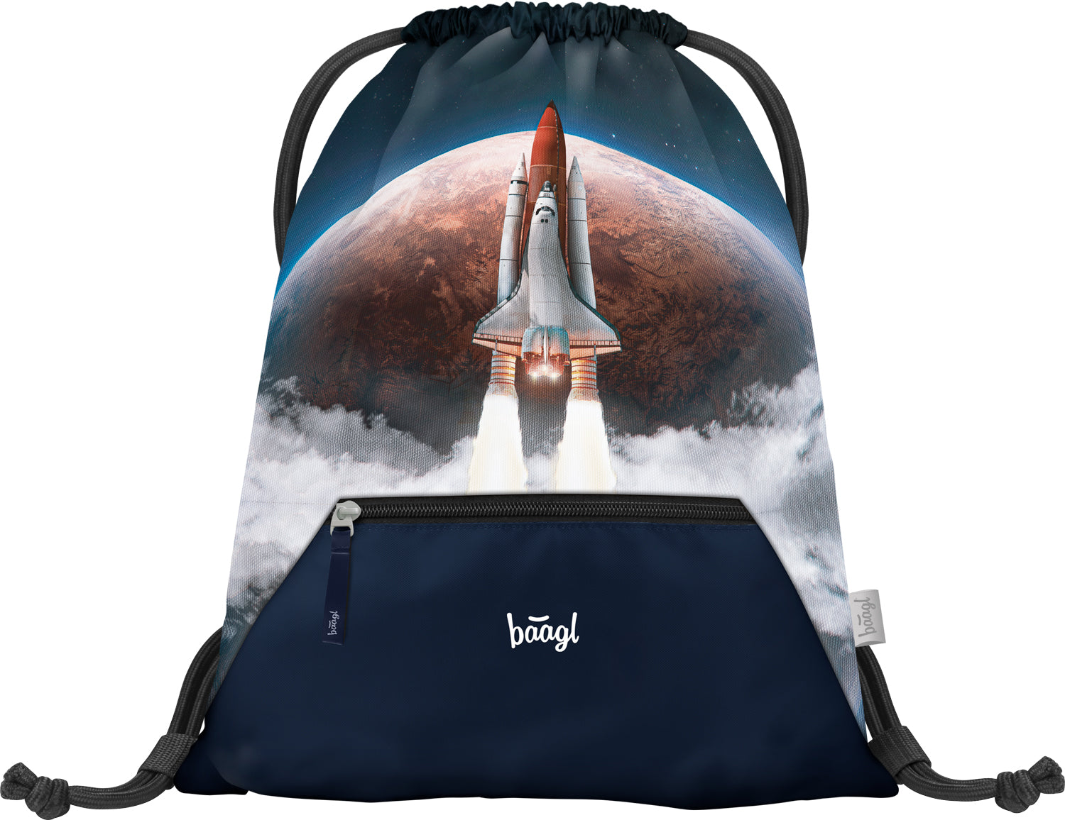 baagl-space-shuttle-sac-gym-enfant-poche-zipp-e image 1