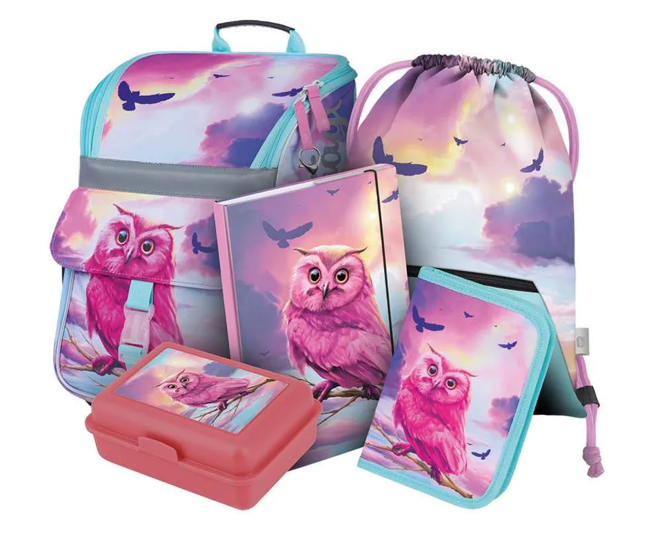 baagl-zippy-owl-ii-cartable-18-l-trousse-sac-gym image 1