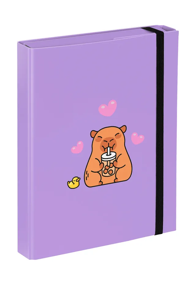 baagl-capybara-chemise-a5-lastique-pour-cahiers image 1