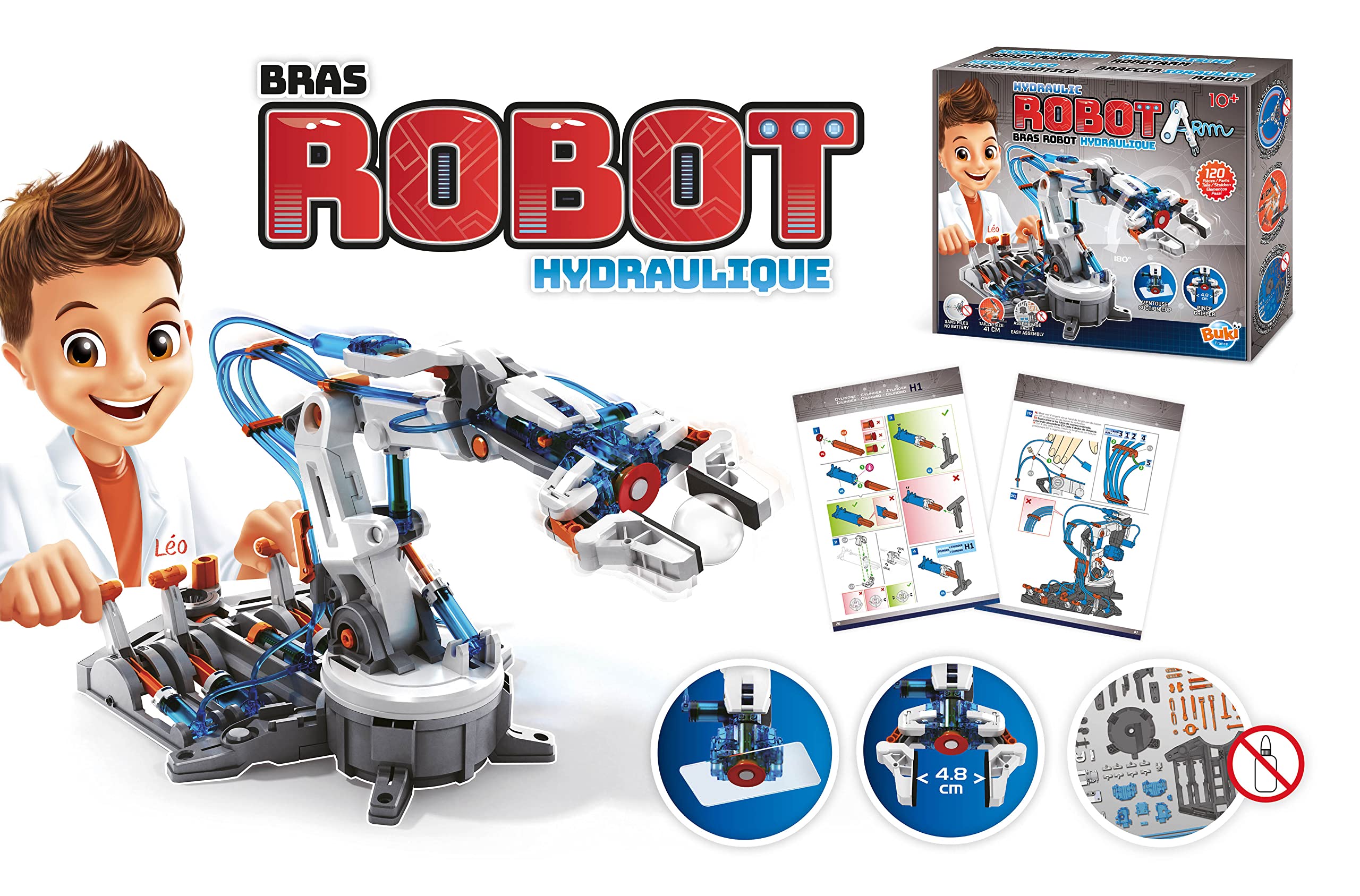 buki-robots-7505-bras-hydraulique-kit-robot-6-manettes image 2