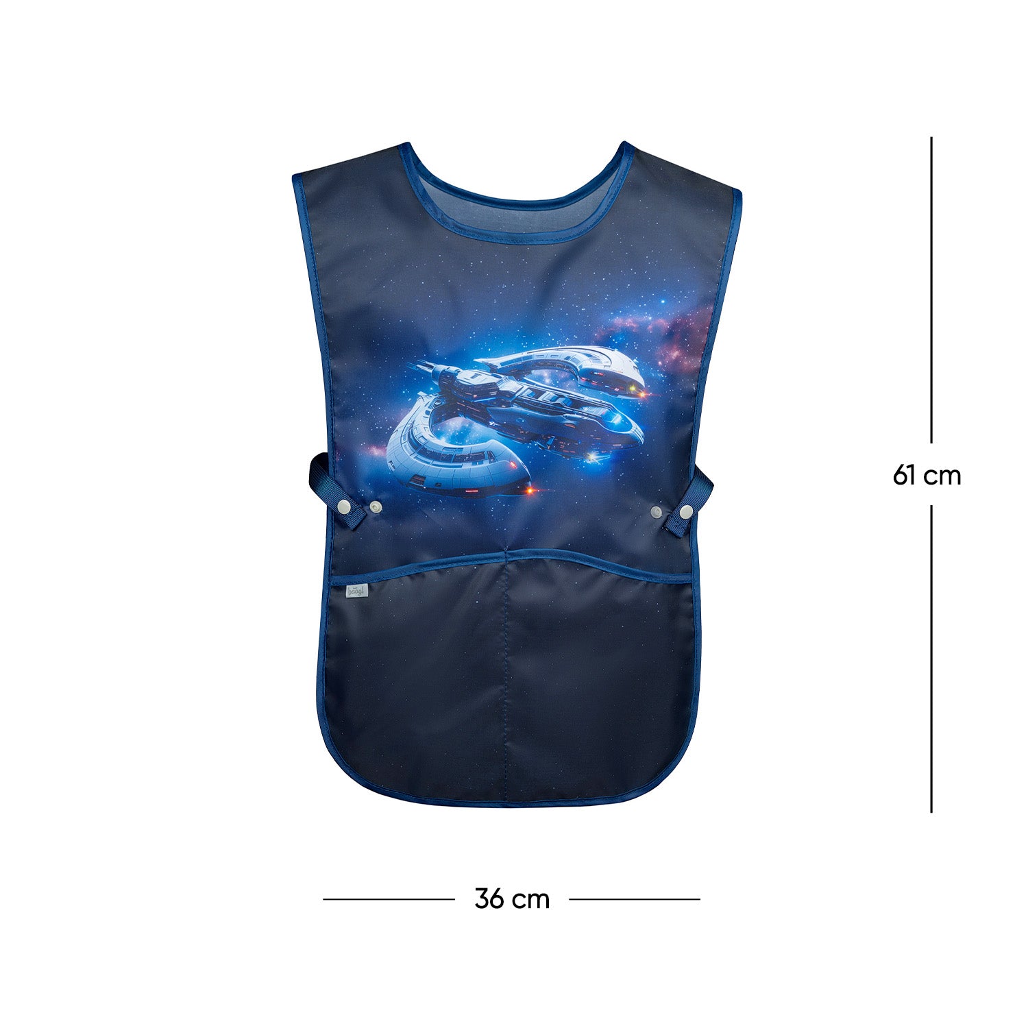 baagl-tablier-enfant-spacecraft-lavable-2-poches image 4