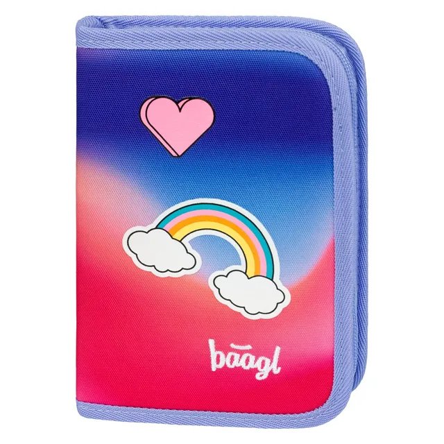 baagl-rainbow-red-trousse-1-compartiment-vide image 1