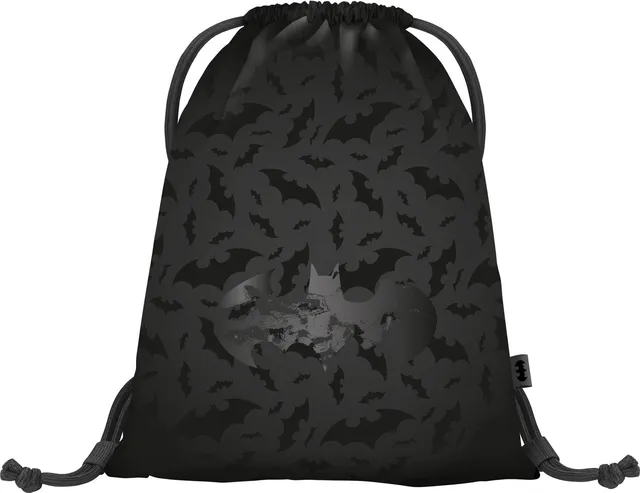 baagl-gym-sacks-batman-black-sac-de-gym-noir-recycl image 1