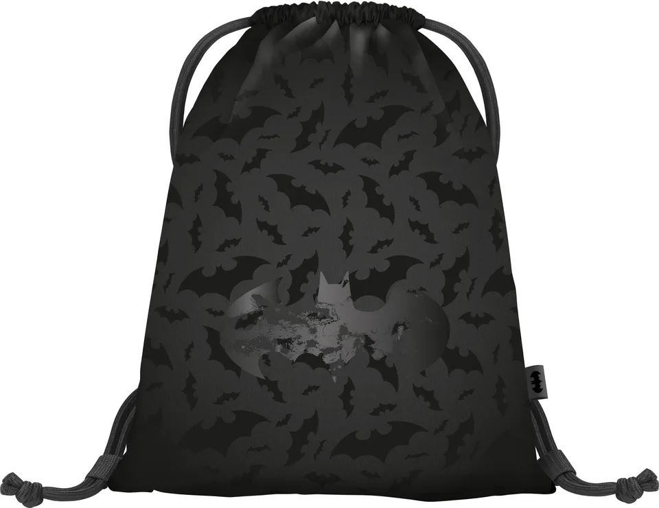 baagl-gym-sacks-batman-black-sac-de-gym-noir-recycl image 1