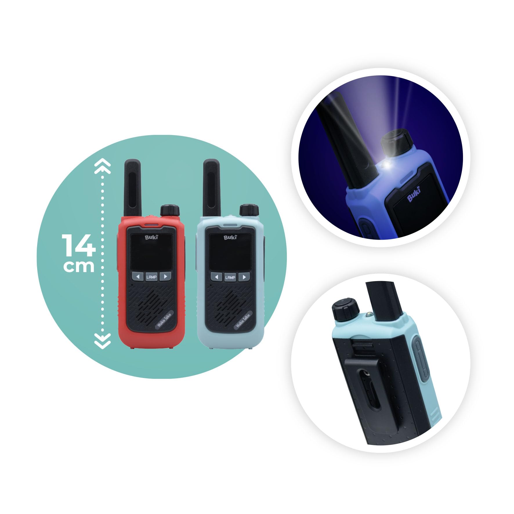 buki-nature-talkie-walkie-rechargeable-5-km-lot-de-2-16-canaux image 5