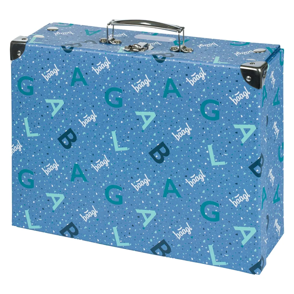 baagl-mallette-pliable-logo-bleu-fournitures image 1
